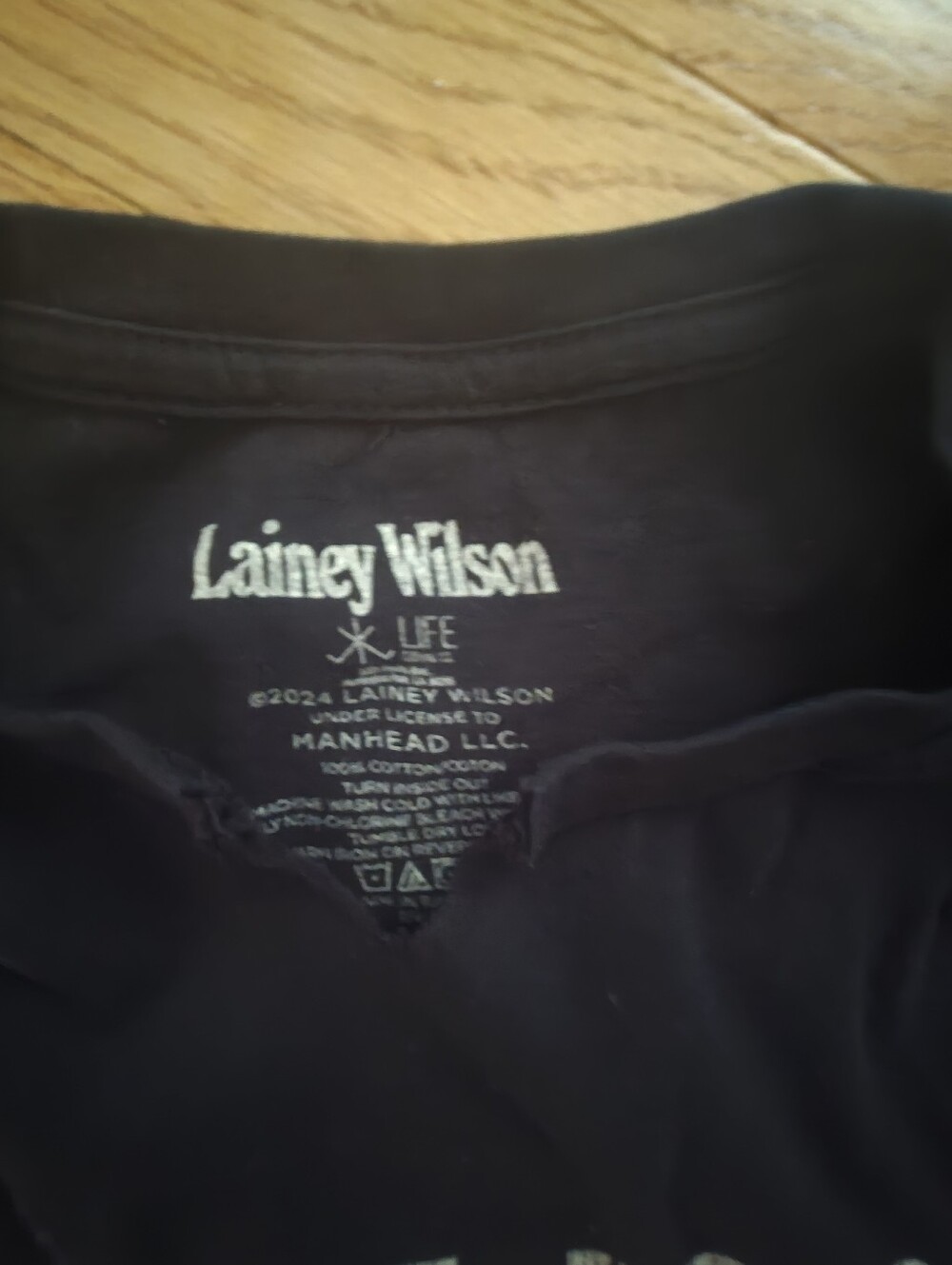 Lainey Wilson Black Graphic Women’s Tee